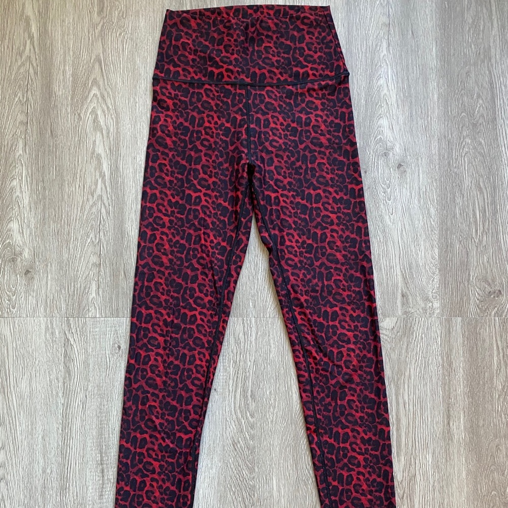 Wear It To Heart / Red Leopard Leggings
